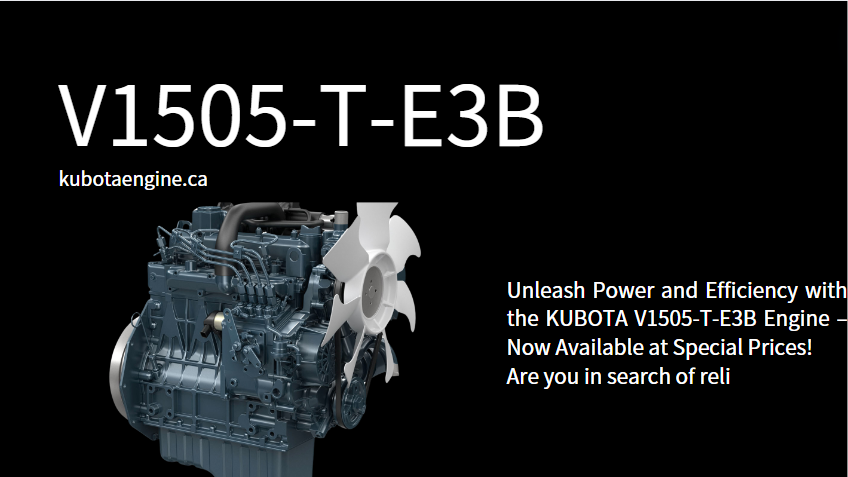 Missa inte: 30 KUBOTA V1505-T-E3B-motorer redo för omedelbar leverans!